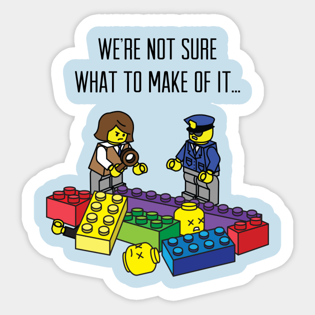 Lego Murder Sticker by IlanB